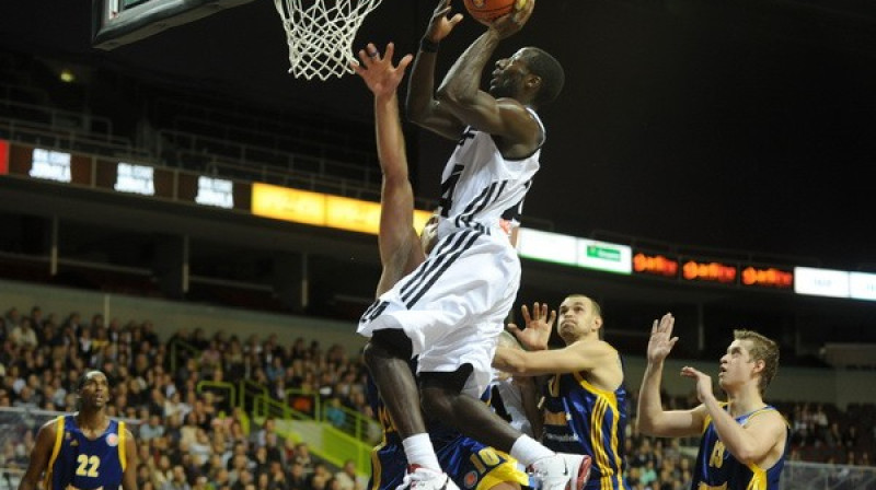 Kērtiss Miledžs oktobra spēlē pret "Khimki"
Foto: Romāns Kokšarovs, Sporta Avīze, f64