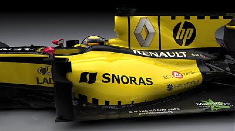 Pret pašas gribu, Lietuvas valsts  tagad ir ierauta Pirmās formulas pasaulē...

Foto: renaultf1.com