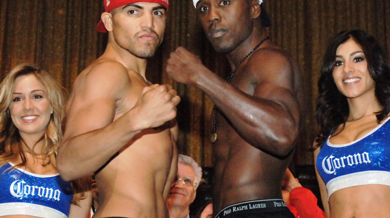 Viktors Ortizs un Andre Berto
Foto: Emily Harney