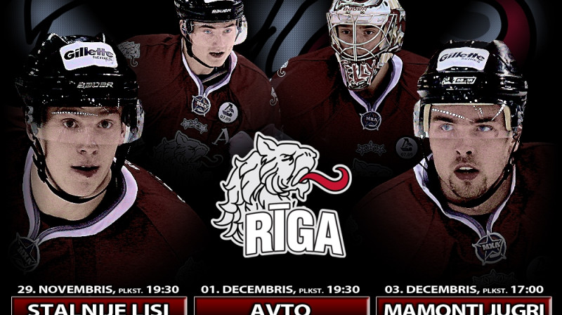 HK Rīga mājas spēles