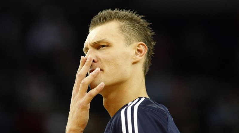 Andris Biedriņš
Foto: Romāns Kokšarovs, Sporta Avīze