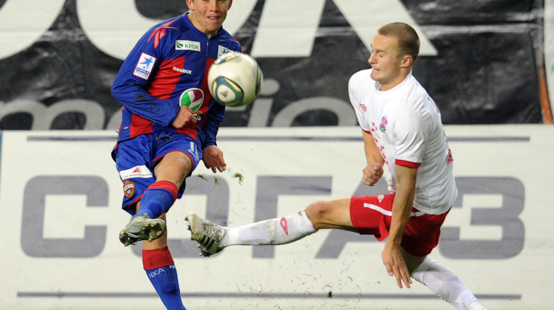 Aleksandrs Cauņa (pa kreisi) 
Foto: Itar-Tass/Scanpix