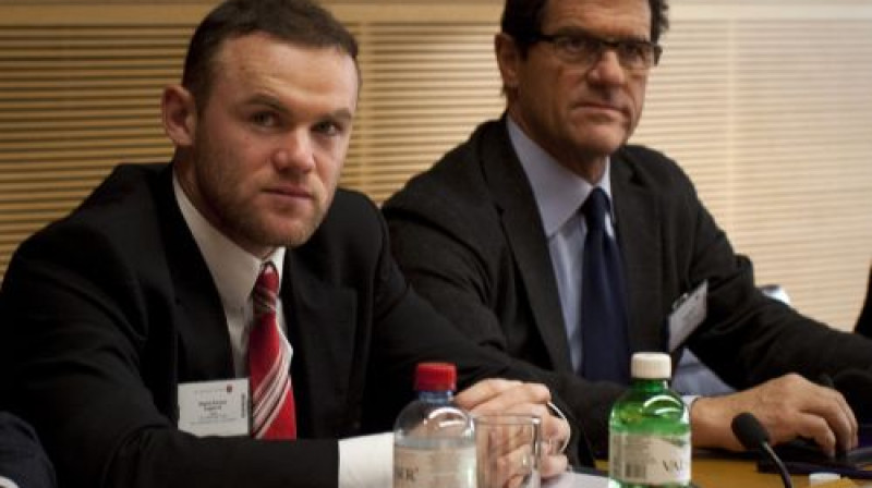 Veins Rūnijs un Fabio Kapello
Foto: AP/Scanpix