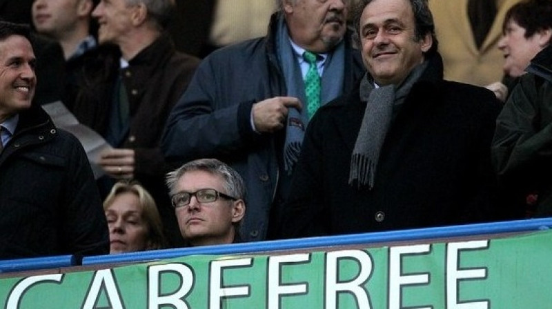 Mišels Platinī smaida
Foto: EMPICS Sport/Scanpix