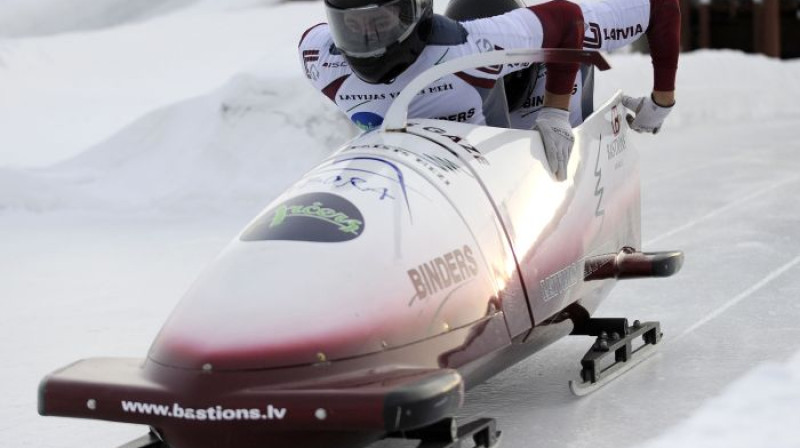 Oskars Melbārdis trasē
Foto: Romāns Kokšarovs, Sporta Avīze