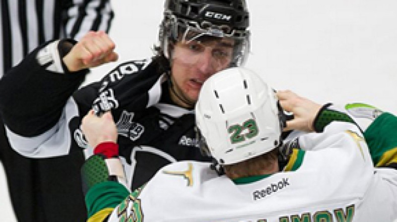 Ņikita Koļesņikovs cīņā pret Vladislavu Šaļimovu
Foto: Sports du Nord