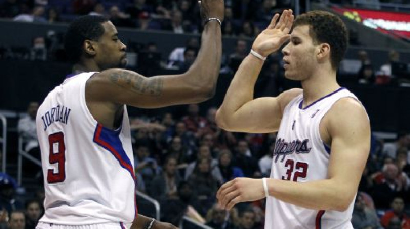 Deandrē Džordans un Bleiks Grifins
Foto: AP/Scanpix