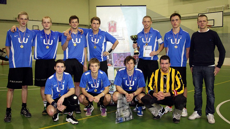 Universiādes čempioni - LU florbolisti
Foto: Renārs Buivids
