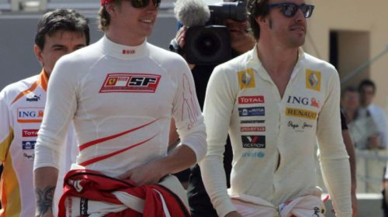 Kimi Raikonens un Fernando Alonso atkal brauks kopā F1
Foto: AFP/Scanpix