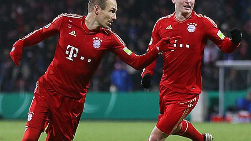 Abi "Bayern" vārtu guvēji - Arjens Robens un Tonijs Kross
Foto: bundesliga.de
