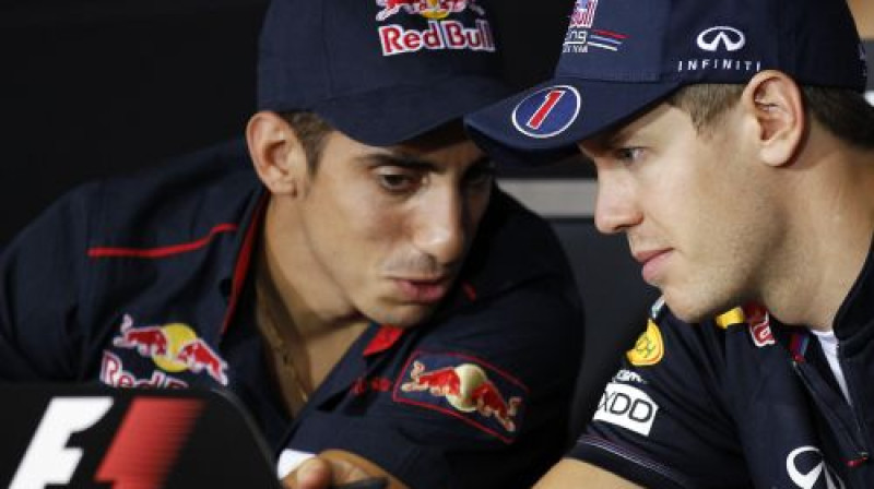 Sebastians Buemi un Sebastians Fetels šogad strādās vienā komandā
Foto: Scanpix Sweden
