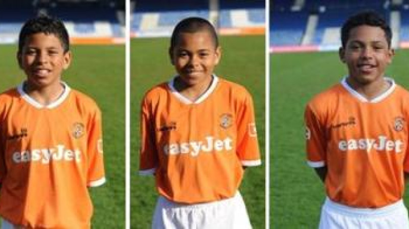 Rio, Kols un Džejs Dasilvas 
Foto: lutontown.co.uk