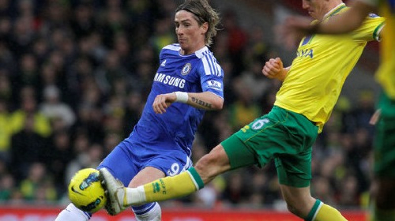 Fernando Toress arī šodien neguva vārtus
Foto: AP/Scanpix