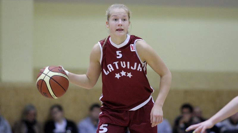 Kate Krēsliņa Baltijas jūras kausa izcīņā Tallinā
Foto: basket.ee