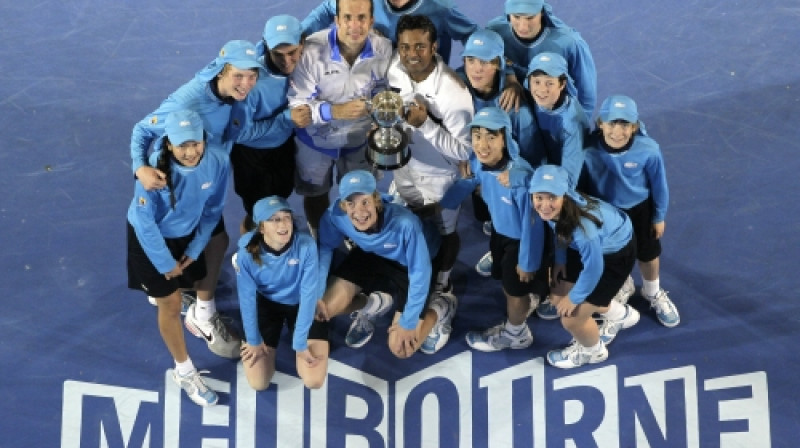 Vīriešu dubultspēļu čempioni
Foto: AP/Scanpix