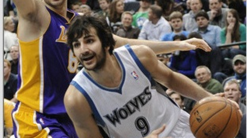 Rikijs Rubio 29. janvāra spēlē pret "Los Angeles Lakers"
Foto: AP/Scanpix