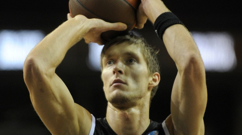 Kaspars Bērziņš, "VEF Rīga" spēka uzbrucējs
Foto: Romāns Kokšarovs, "Sporta Avīze", f64