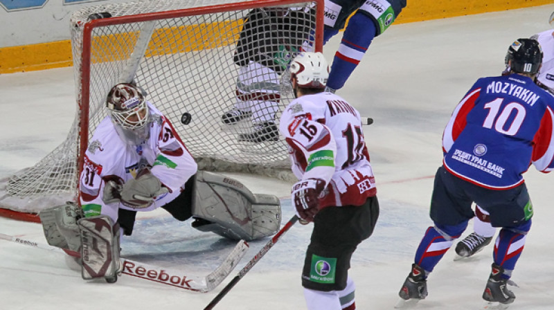 "Dinamo" zaudē Magņitogorskā
Foto: www.metallurg.ru