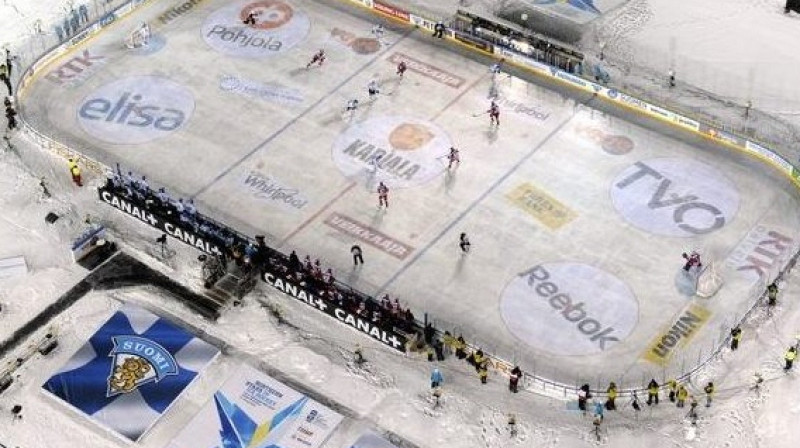 Somija pret Krieviju spēlēja "Ziemas klasikā"
Foto: Jusi Nukari