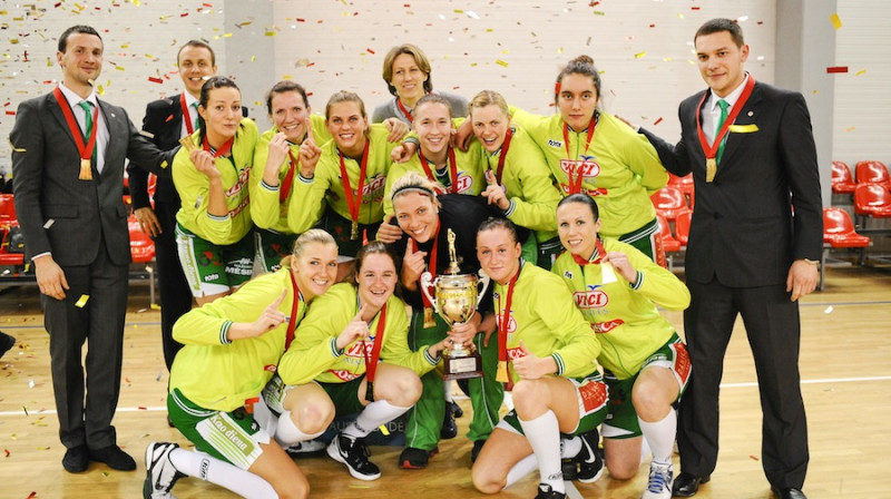Lietuvas kausa ieguvējas "VIČI Aistes Kaunas"
Foto: www.vicibasket.lt