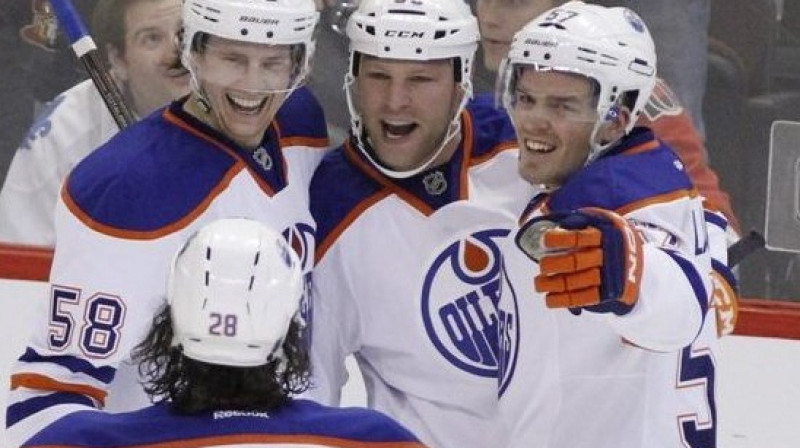 "Oilers" hokejisti
Foto: Canadien Press/Scanpix