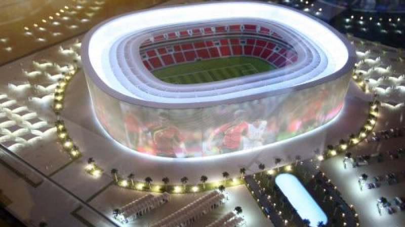 2022. gada Pasaules kausa stadiona makets
Foto: Reuters/Scanpix