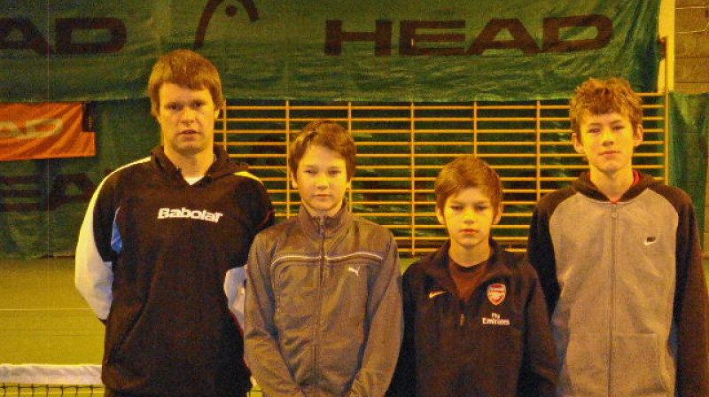 Jānis Viņķis, Rūdolfs Mednis, Roberts Grīnvalds, Gustavs Lukstiņš