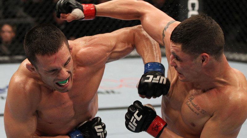 Džeiks Elenbergers cīņā ar Diego Sančezu
Foto: ufc.com