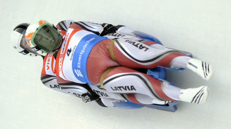 Oskars Gudramovičs un Pēteris Kalniņš 
Foto: Romāns Kokšarovs, Sporta Avīze, f64