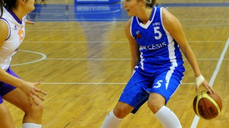 Anda Eibele "RTU/Merks" grozā sameta 23 punktus
Foto: Romualds Vambuts, Sportacentrs.com