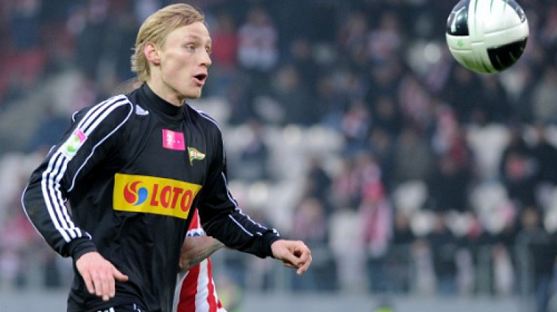 Ivans Lukjanovs vēl "Lechia" kreklā
Foto: lechia.pl