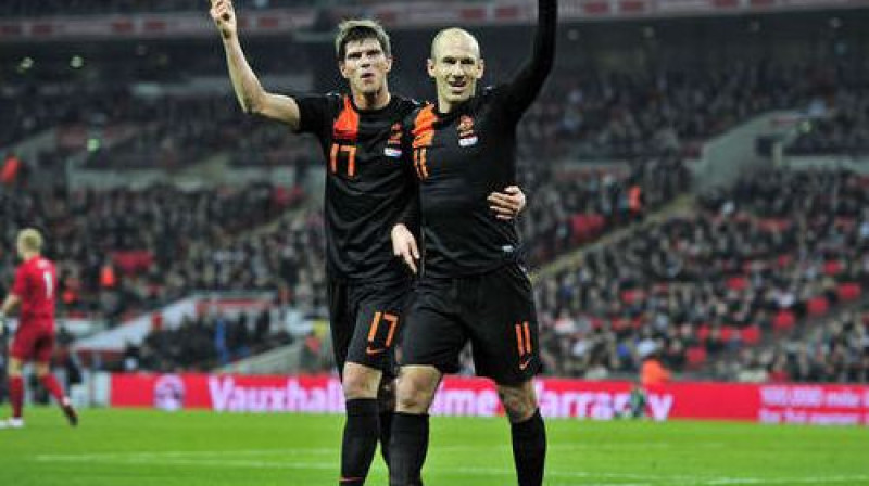 Arjens Robens un Klāss Jans Huntelārs
Foto: AFP/Scanpix