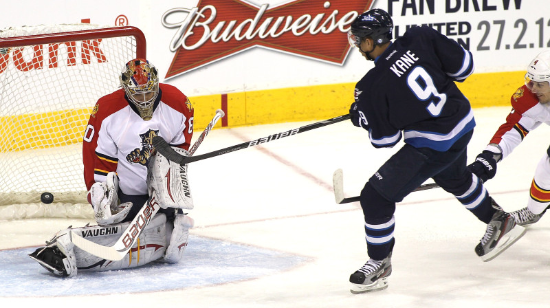 Evanders Keins gūst vārtus
Foto: AFP/Scanpix