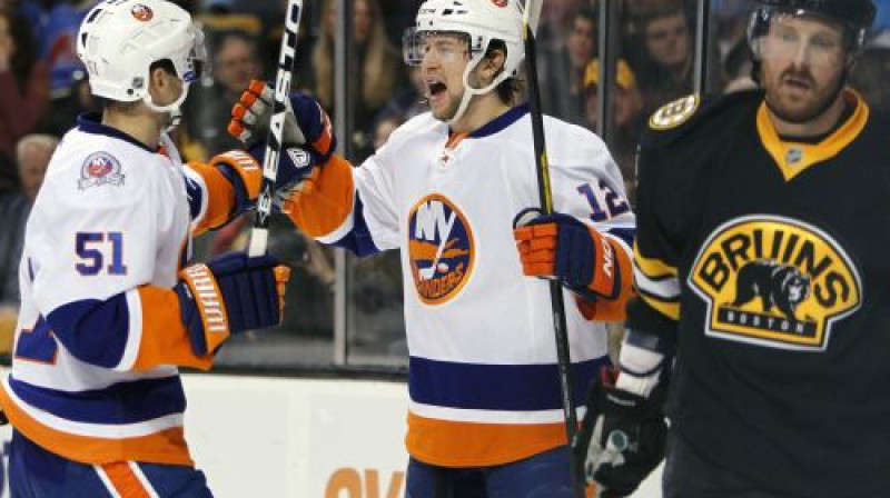 "Islanders" hokejistiem panākums Bostonā
Foto: AP/Scanpix
