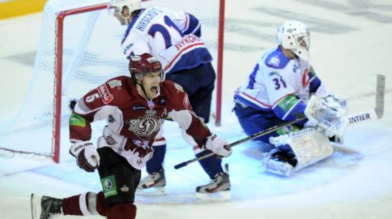 Jānis Sprukts tikko guvis uzvras vārtus
Foto: Romāns Kokšarovs, Sporta avīze, f64