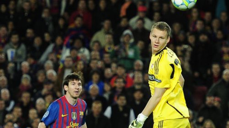 Lionels Mesi gūst vienus no pieciem vārtiem
Foto: AP/Scanpix