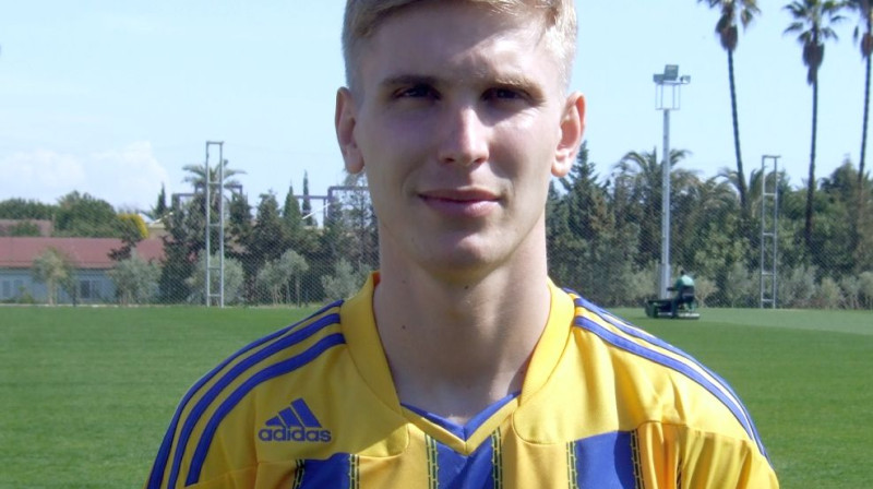 Daniils Turkovs jau FK "Ventspils" formā
Foto: fkventspils.lv
