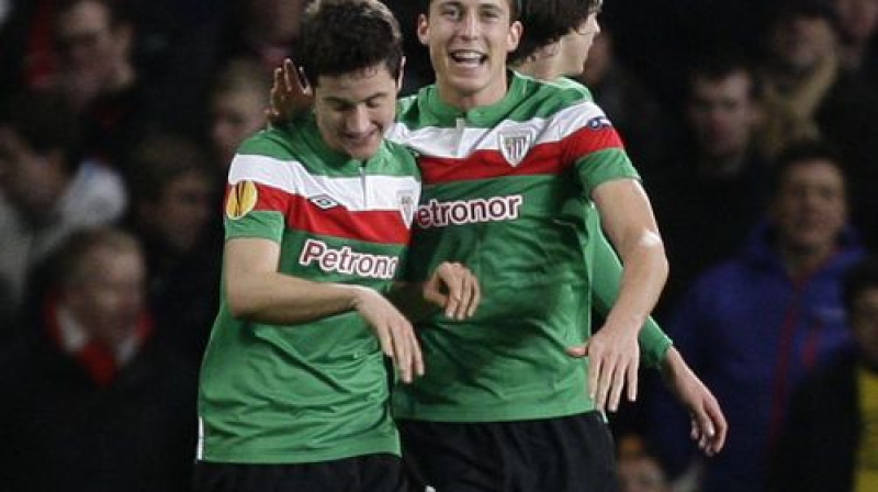 Bilbao "Athletic" atzīmē gūtos vārtus
Foto: AP/Scanpix