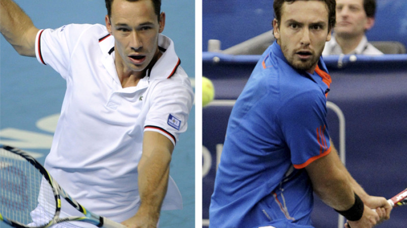 Mikels Lodrā un Ernests Gulbis
Foto: Reuters/Scanpix