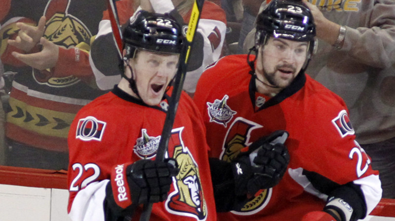 Ēriks Kondra un Kaspars Daugaviņš 
Foto: AP/Scanpix