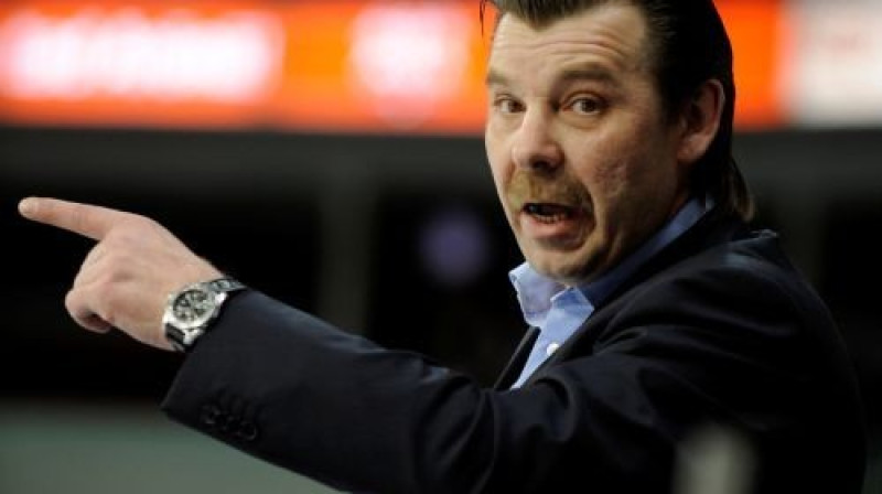 "OHK Dynamo" galvenais treneris Oļegs Znaroks
Foto: Romāns Kokšarovs, "Sporta Avīze", f64