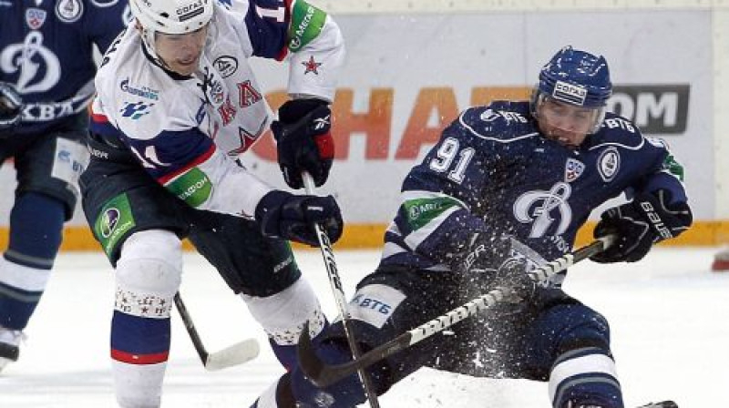 Petrs Pruha pret Mareku Kvapilu jeb SKA pret "Dynamo"
Foto: Aleksandrs Safonovs, championat.com
