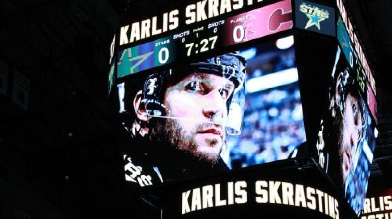 Video Kārļa Skrastiņa piemiņai Dalasā
Foto: AFP/Scanpix