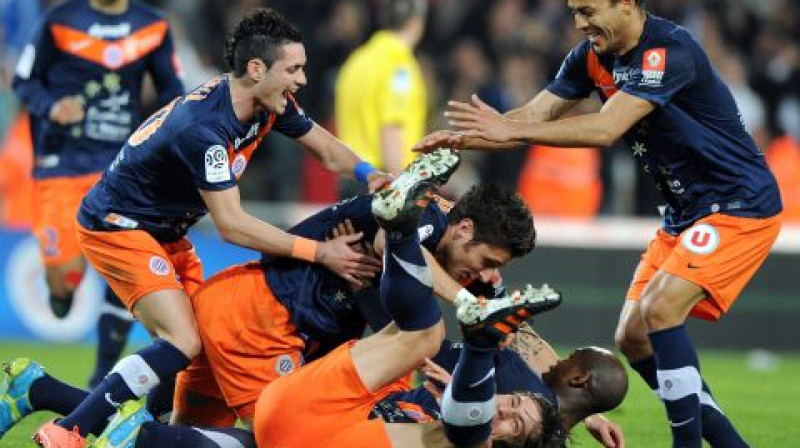 "Montpellier" sveic Olivjē Žirū
Foto: AFP/Scanpix