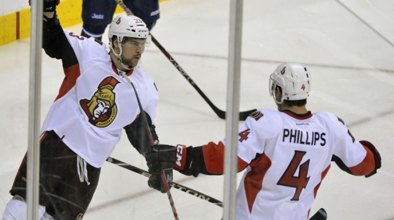 Kaspars Daugaviņš svin vārtu guvumu
Foto: Reuters/Scanpix