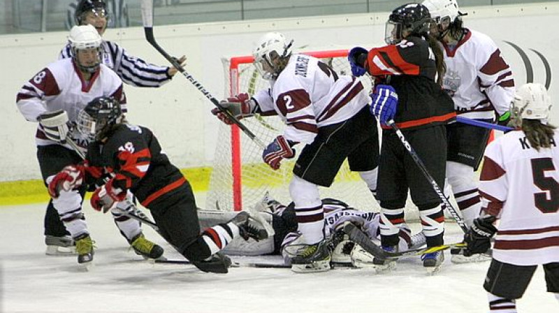 Latvijas un Japānas mačā spraigu momentu netrūka
Foto: Juris Bērziņš-Soms