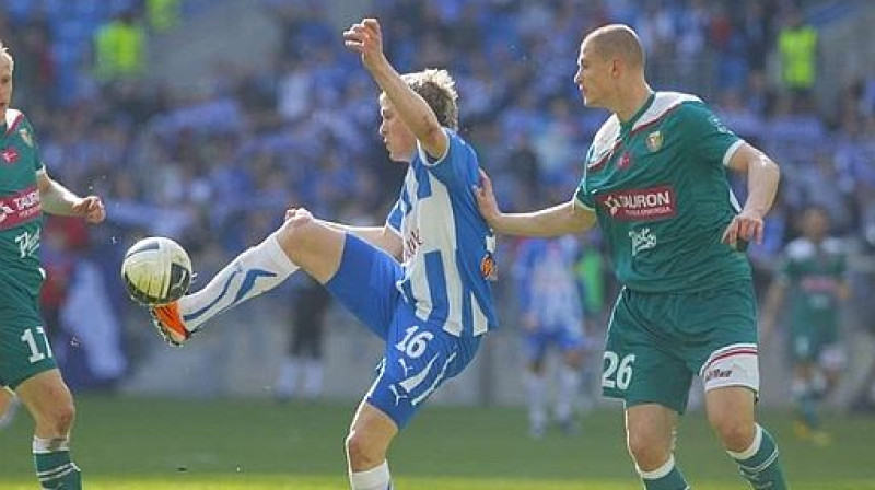 Artjoms Rudņevs (pa kreisi)
Foto: ekstraklasa.net