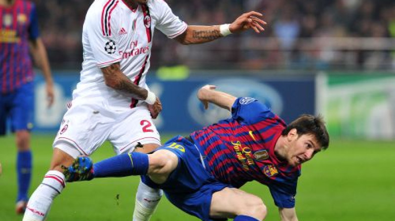 Mesi Milānā netika žēlots...
AFP/Scanpix