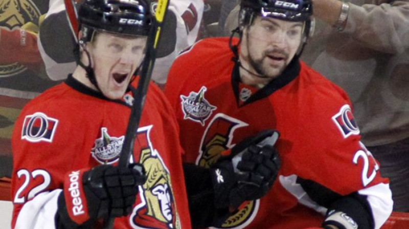 Kaspars Daugaviņš un Ēriks Kondra
Foto: AP/Scanpix