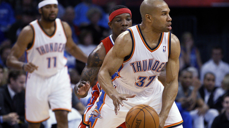 Dereks Fišers nu jau "Thunder" formā
Foto: AP/Scanpix